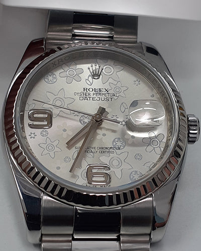 Rolex Datejust 36MM Silver Dial Oyster Bracelet (116234)