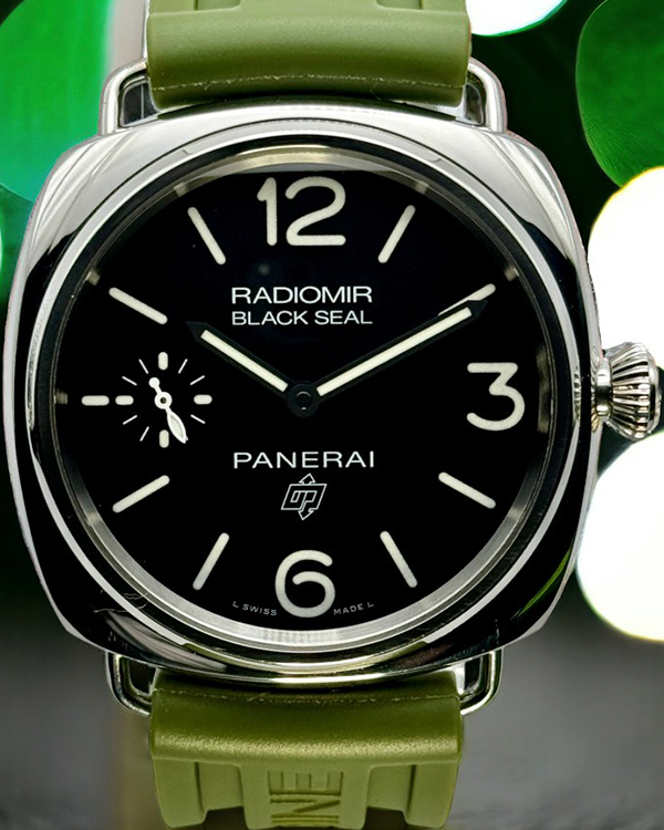 2020 Panerai Radiomir Black Seal 45MM Black Dial Rubber Strap (PAM00754)