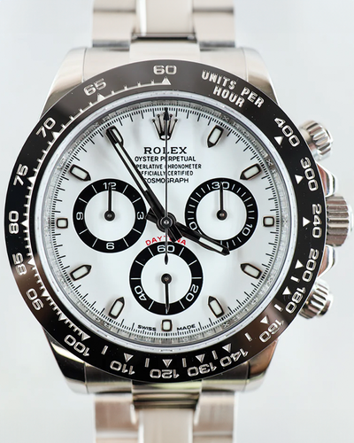 2016 Rolex Cosmograph Daytona "Panda" 40MM White Dial Oyster Bracelet (116500LN)