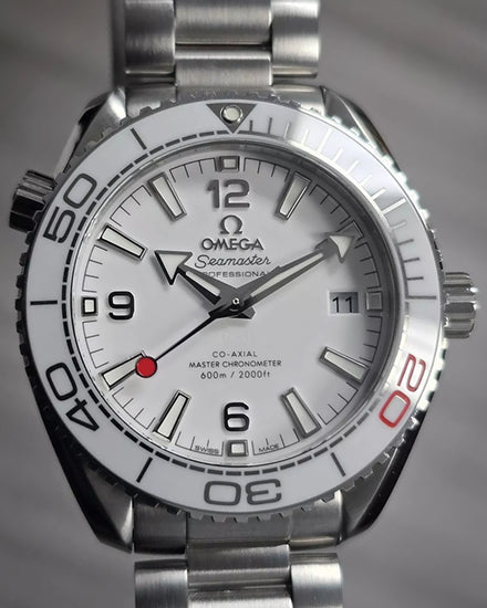 2019 Omega Seamaster Planet Ocean 600M "Tokyo 2020" L.E. 39.5MM White Dial Steel Bracelet (522.33.40.20.04.001)