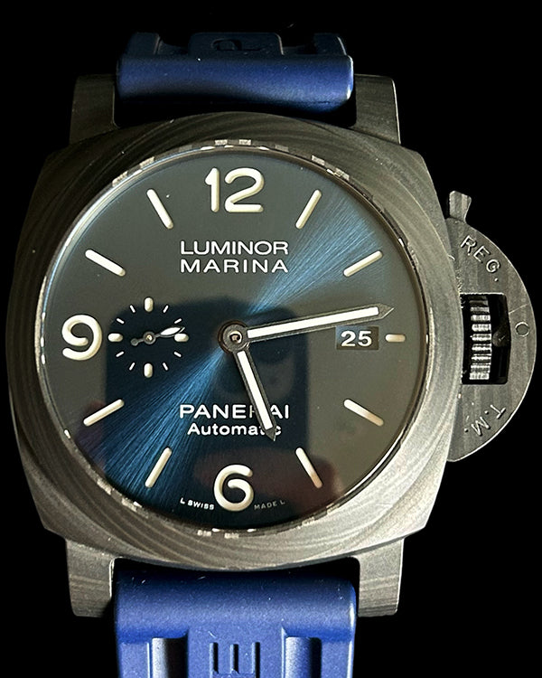 2022 Panerai Luminor Marina L.E. 44MM Blue Dial Rubber Strap (PAM01664)