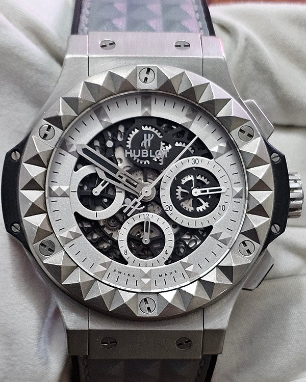 Hublot Big Bang Aero Bang "Depeche Mode" L. E. 44MM Skeleton Dial Rubber Strap (311.SX.8010.VR.DPM14)