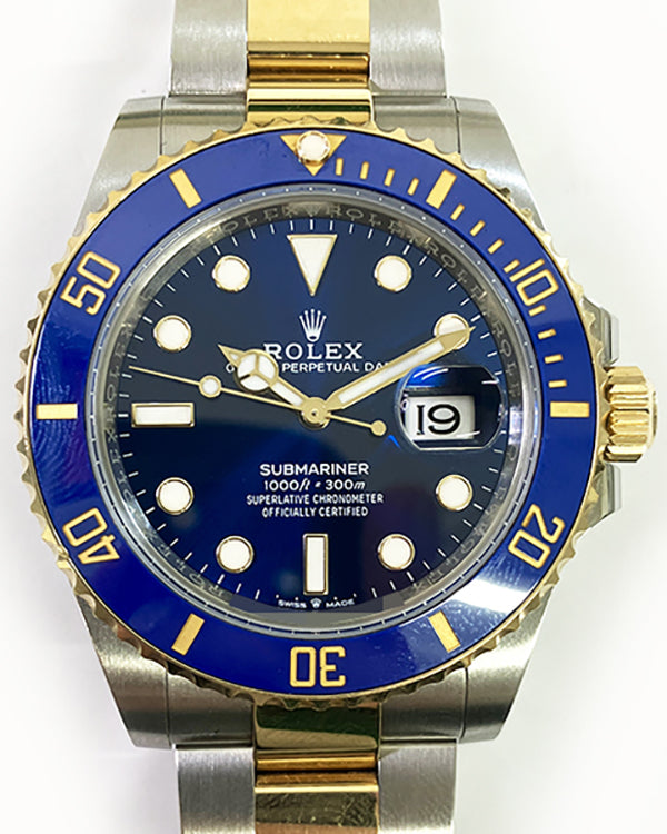 2023 Rolex Submariner Date "Bluesy" 41MM Blue Dial Two-Tone Oyster Bracelet (126613LB)