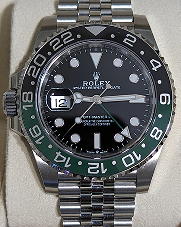 2023 Rolex GMT-Master II "Sprite" 40MM Black Dial Jubilee Bracelet (126720VTNR)