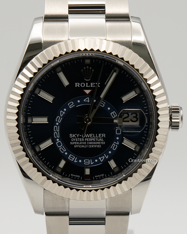 2022 Rolex Sky-Dweller 42MM Blue Dial Oyster Bracelet (326934)