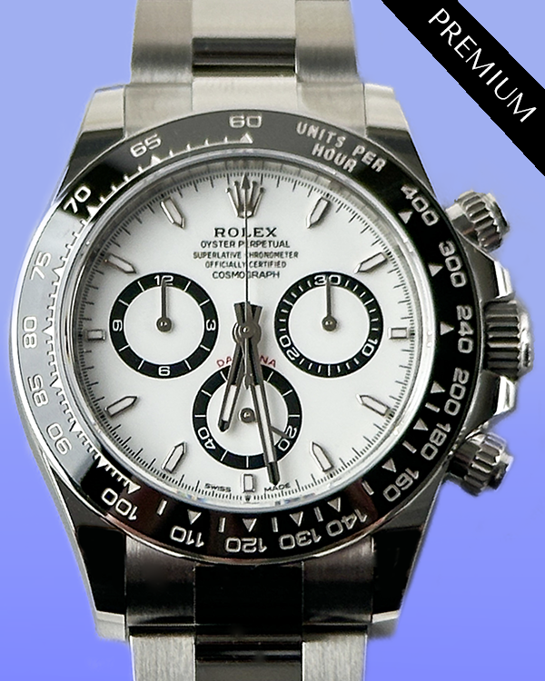 2024 Rolex Cosmograph Daytona  "Panda" 40MM White Dial Oyster Bracelet (126500LN)