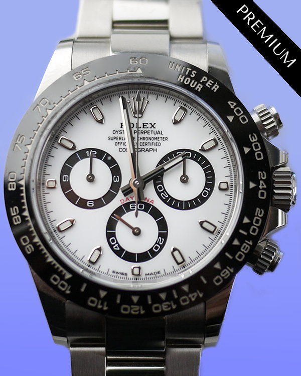 2022 Rolex Cosmograph Daytona "Panda" 40MM White Dial Oyster Bracelet (116500LN)