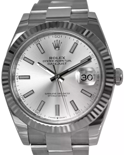 2024 Rolex Datejust 41MM Silver Dial Oyster Bracelet (126334)