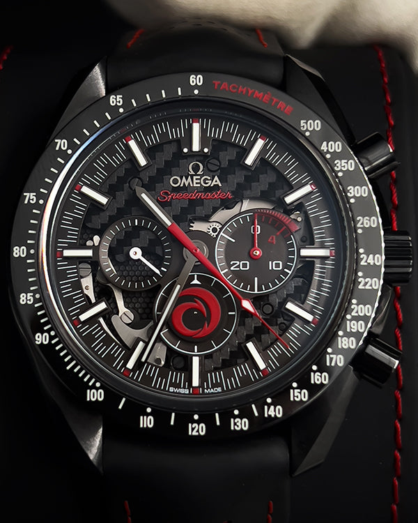 Omega Speedmaster Dark Side Of The Moon Team Alinghi 44.25MM Skeleton Dial Rubber Strap (311.92.44.30.01.002)