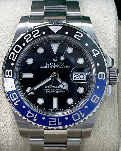 2016 Rolex GMT-Master II "Batman" 40MM Black Dial Oyster Bracelet (116710BLNR)