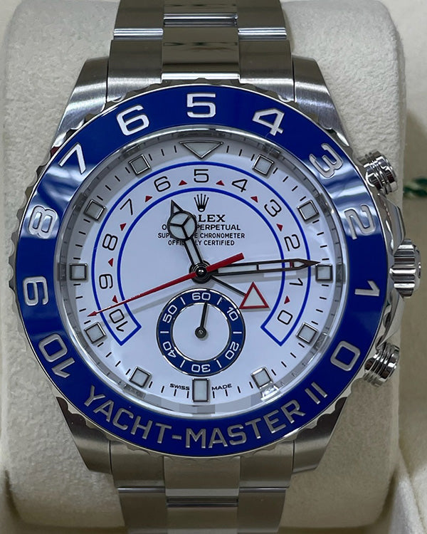 Rolex Yacht-Master II 44MM White Dial Oyster Bracelet (116680)