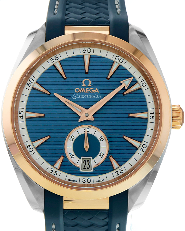 2022 Omega Seamaster Aqua Terra 41MM Blue Dial Ruber Strap (220.22.41.21.03.001)