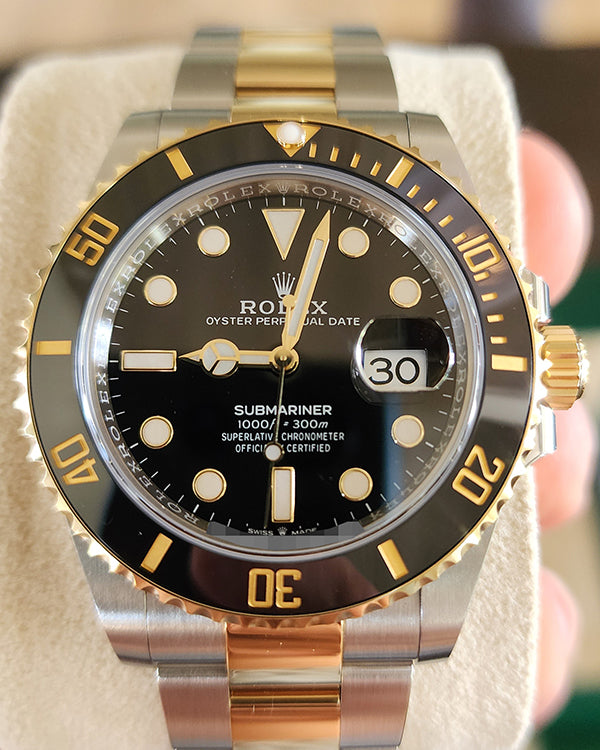 2023 Rolex Submariner Date 41MM Black Dial Two-Tone Bracelet (126613LN)