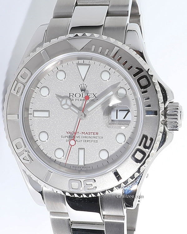 2004 Rolex Yacht-Master 40MM Silver Dial Steel Bracelet (166222)