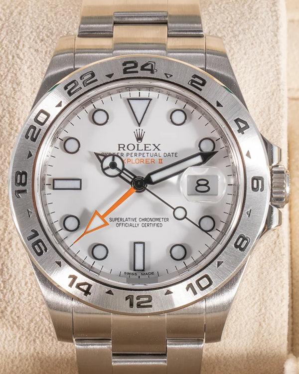 2016 Rolex Explorer II "Polar" 42MM White Dial Oyster Bracelet (216570)