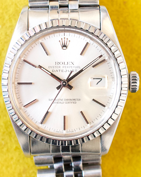 1979 Rolex Datejust 36MM Silver Dial Steel Jubilee Bracelet (16030)