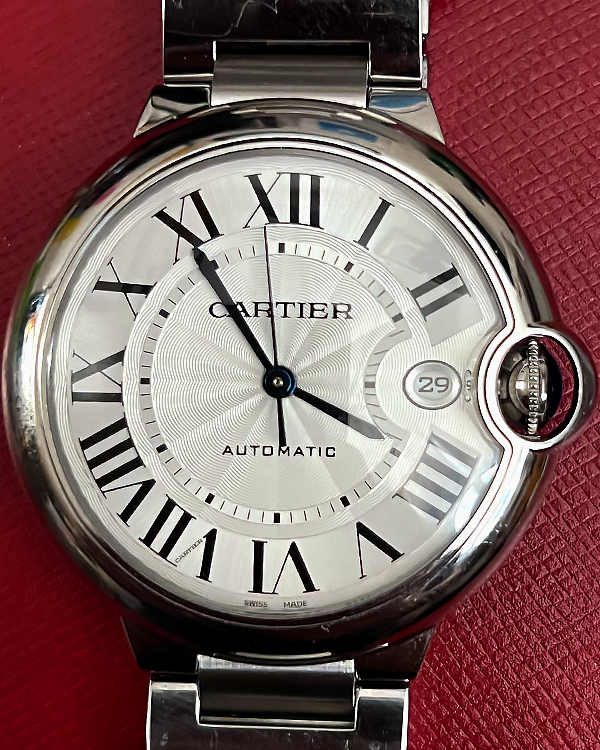 2023 Cartier Ballon Bleu 40MM Silver Dial Steel Bracelet (WSBB0040)