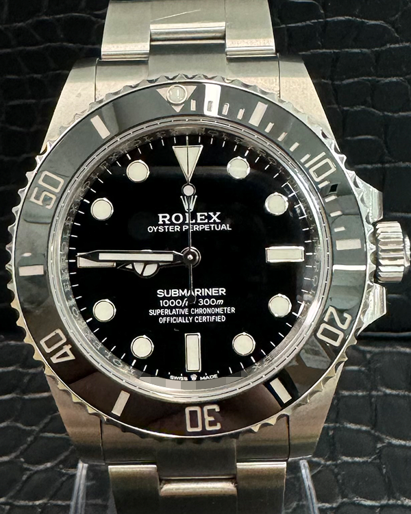 2022 Rolex Submariner No Date 41MM Black Dial Oyster Bracelet (124060)