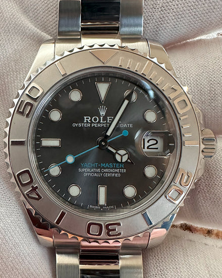 2019 Rolex Yacht-Master 37MM Rhodium Dial Oyster Bracelet (268622)