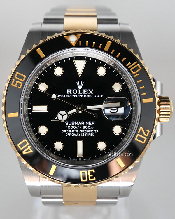 2023 Rolex Submariner Date 41MM Black Dial Two-Tone Oyster Bracelet (126613LN)