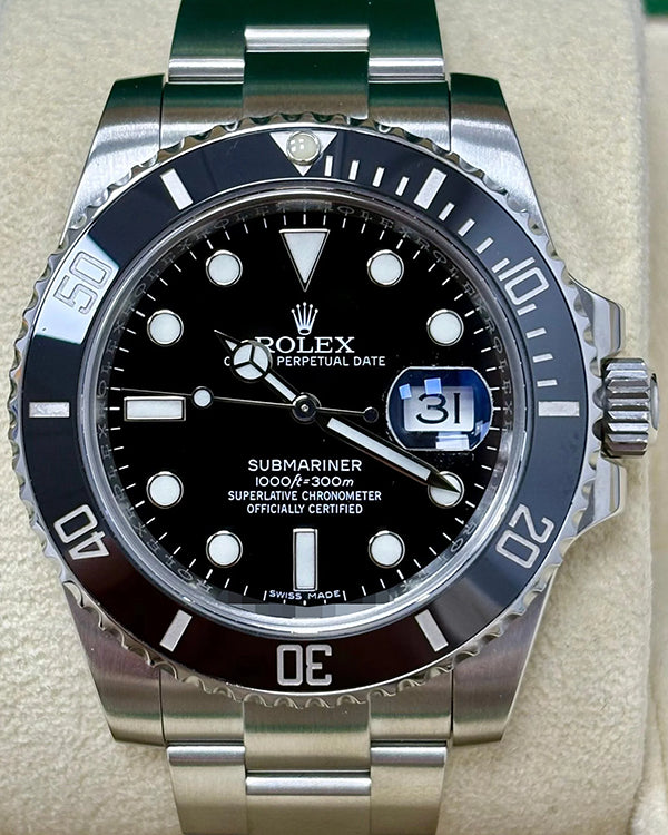 Rolex Submariner Date 40MM Black Dial Oyster Bracelet (116610LN)