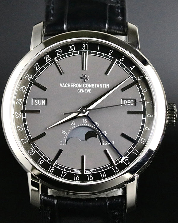 Vacheron Constantin Traditionnelle 41MM Grey Dial Leather Strap (4010T/000GB)