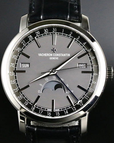 Vacheron Constantin Traditionnelle 41MM Grey Dial Leather Strap (4010T/000GB)