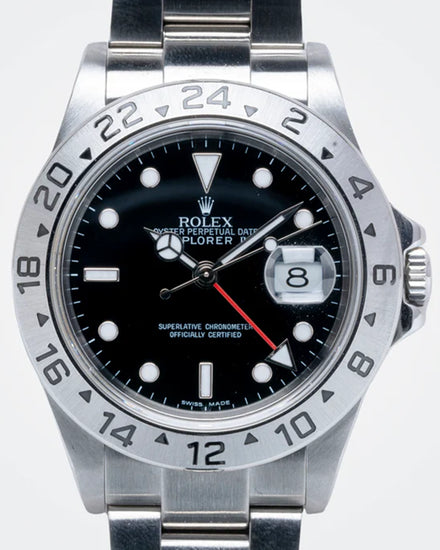 2004 (F Serial) Rolex Explorer II 40MM Black Dial Oyster Bracelet (16570)