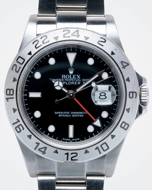 2004 (F Serial) Rolex Explorer II 40MM Black Dial Oyster Bracelet (16570)