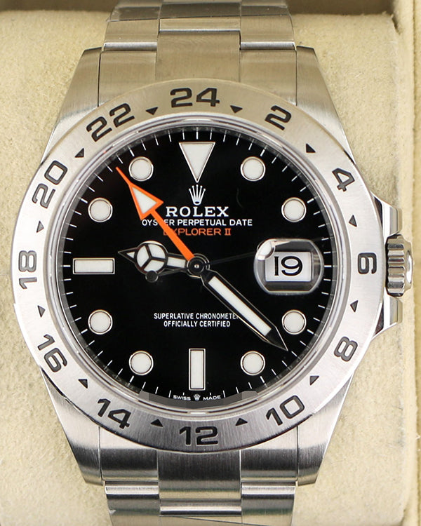 Rolex Explorer II 42MM Black Dial Oyster Bracelet (226570)