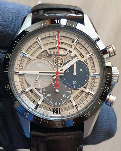 2020 Zenith Chronomaster El Primero 42MM L.E. Skeleton Dial Leather Strap (95.3001.3600/69.C817)