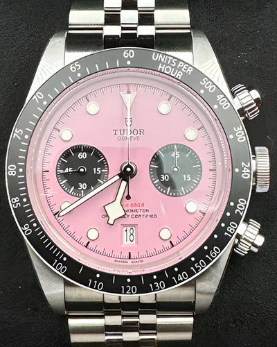 2024 Tudor Black Bay Chrono 41MM Pink Dial Steel Bracelet (79360N)