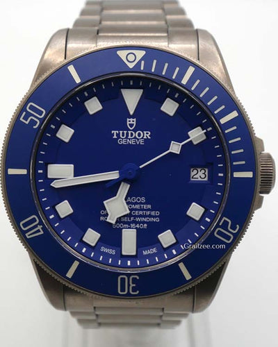 2022 Tudor Pelagos 42MM Blue Dial Titanium Bracelet (25600TB)