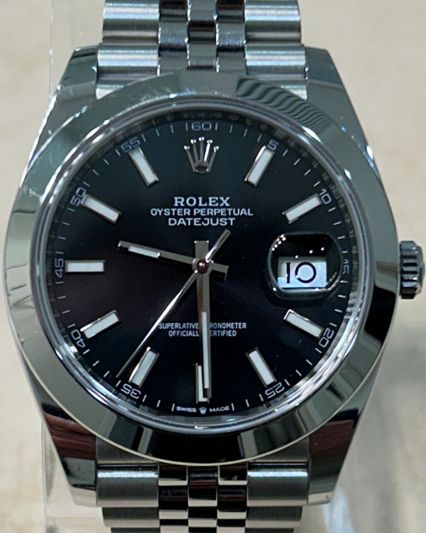 2023 Rolex Datejust 41MM Black Dial Jubilee Bracelet (126300)