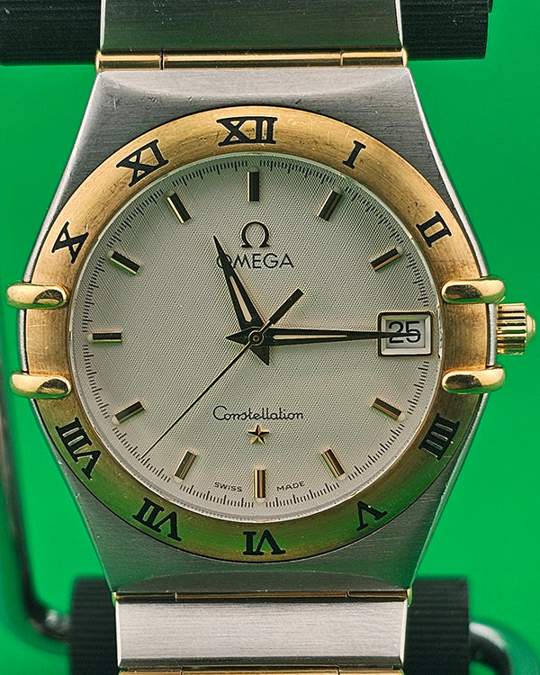 2008 Omega Constellation 33.5MM Quartz White Dial Two-tone Bracelet (1212.30.00)