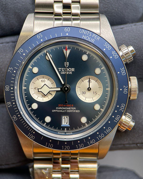 2024 Tudor Black Bay Chrono 41MM Blue Dial Steel Bracelet (79360B)