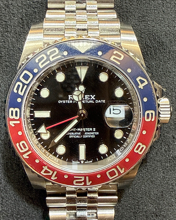 2020 Rolex GMT-Master II "Pepsi" 40MM Black Dial Jubilee Bracelet (126710BLRO)