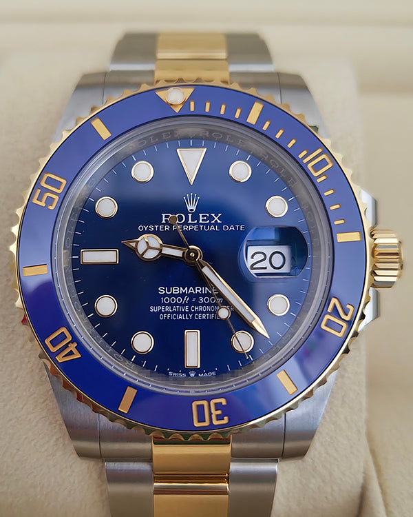 2024 Rolex Submariner Date "Bluesy" 41MM Blue Dial Two-Tone Oyster Bracelet (126613LB)