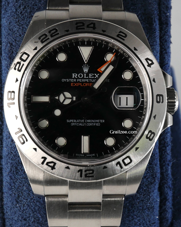 2018 Rolex Explorer II 42MM Black Dial Oyster Bracelet (216570)