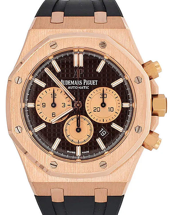 Audemars Piguet Royal Oak Chronograph 41MM Brown Dial Rubber Strap (26331OR.OO.D821CR.01)