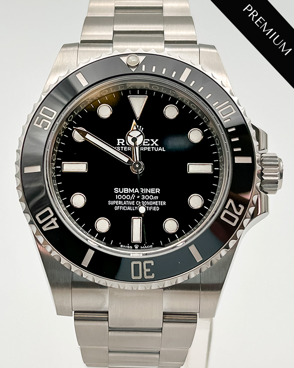 2023 Rolex Submariner No Date Oystersteel Black Dial (124060)