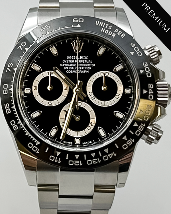 2022 Rolex Cosmograph Daytona Oystersteel Black Dial 116500LN