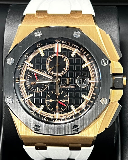 2017 Audemars Piguet Royal Oak Offshore Chronograph 44MM Black Dial Rubber Strap (26401RO.OO.A002CA.02)