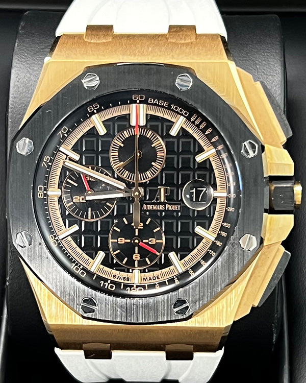2017 Audemars Piguet Royal Oak Offshore Chronograph 44MM Black Dial Rubber Strap (26401RO.OO.A002CA.02)