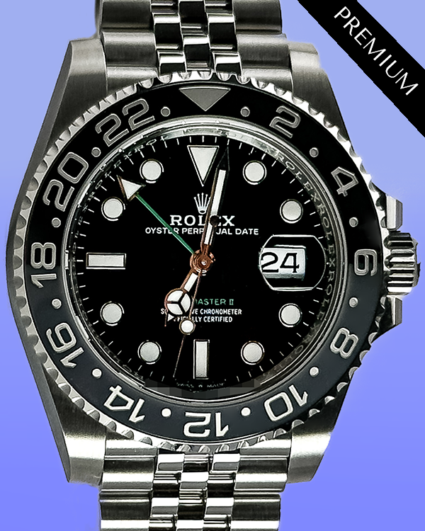 2024 Rolex GMT-Master II 40MM Black Dial Jubilee Bracelet (126710GRNR)