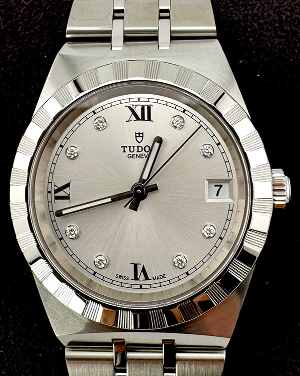 No Reserve - 2021 Tudor Royal 34MM Silver Dial Steel Bracelet (28400)