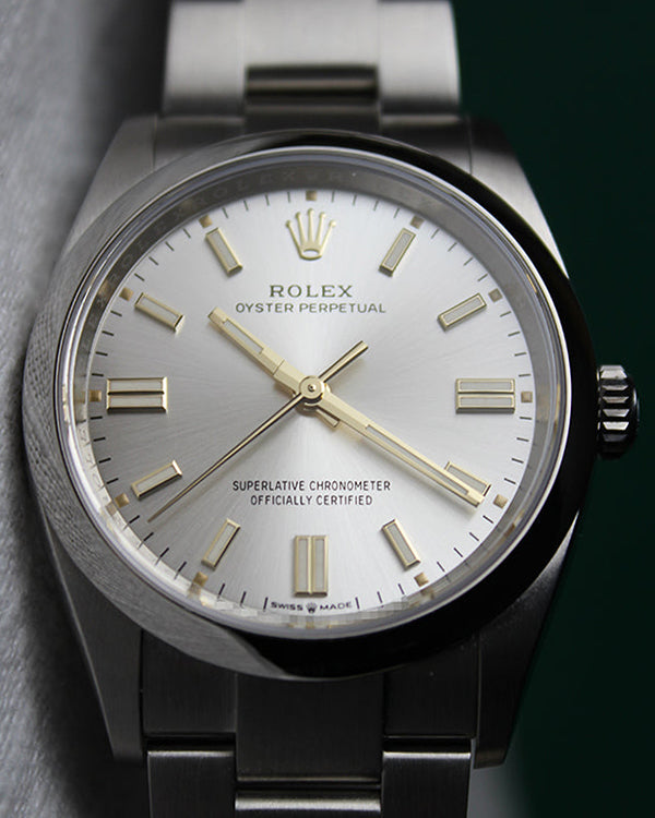 2024 Rolex Oyster Perpetual 36MM Silver Dial Oyster Bracelet (126000)