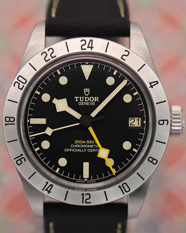 2023 Tudor Black Bay Pro GMT 39MM Black Dial Leather Strap (79470)