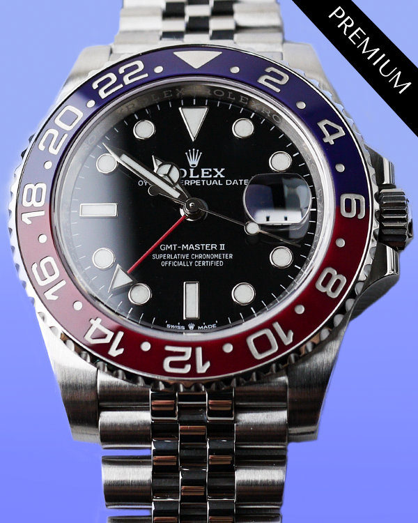 2024 Rolex GMT-Master II "Pepsi" 40MM Black Dial Jubilee Bracelet (126710BLRO)