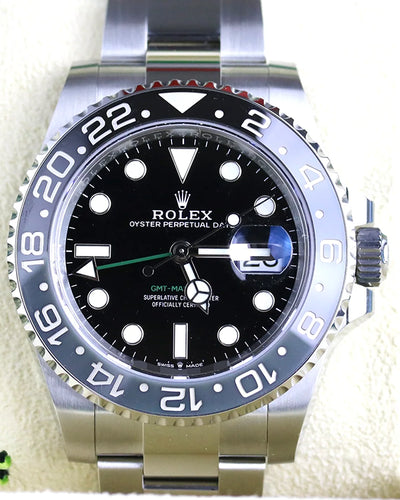 Rolex GMT-Master II "Bruce Wayne" 40MM Black Dial Oyster Bracelet (126710GRNR)